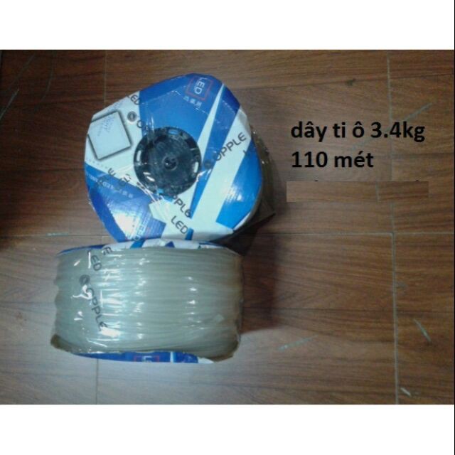 Dây TIO Trong Dẻo Dùng Cho Máy Bơm Thoát Nước Máy Lạnh Phao Máy Giặt 1 Cuộn 110 Mét 3.4KG