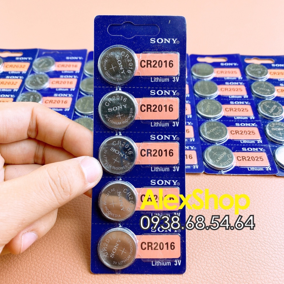 [Vỉ 5 Viên] Pin Lithium Sony CMOS 3V Đường Kính 20mm Thiết Bị Đồng Hồ, Máy Tính, Điện Tử