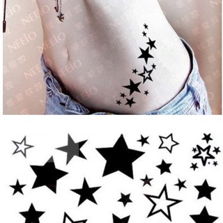 🔥FOLLOW TẶNG 3K💥HÀNG CÓ SẴN💥Hình Xăm Dán Tạm Thời Hình Ngôi Sao Quyến Rũ Chống Thấm NướcCool Cute💥CHỌN MẪU💥VOUCHER 100K💥