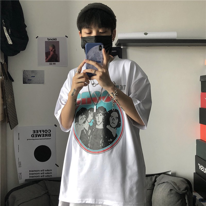 Áo thun nam nữ form rộng, áo phông tay lỡ ATL230