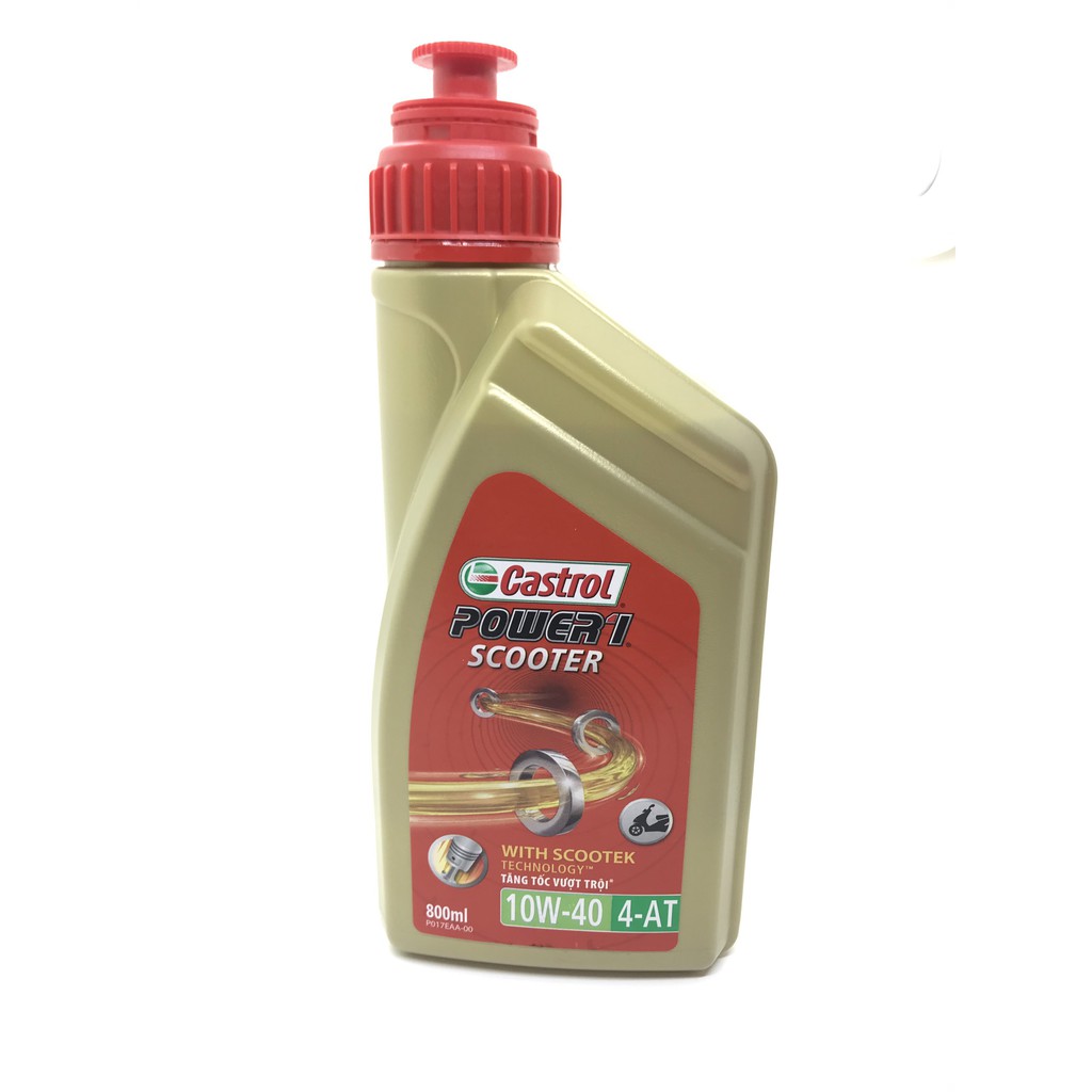 Dầu nhớt Castrol Power I Xe Ga (0.8ml ) và Xe Số (800ml)