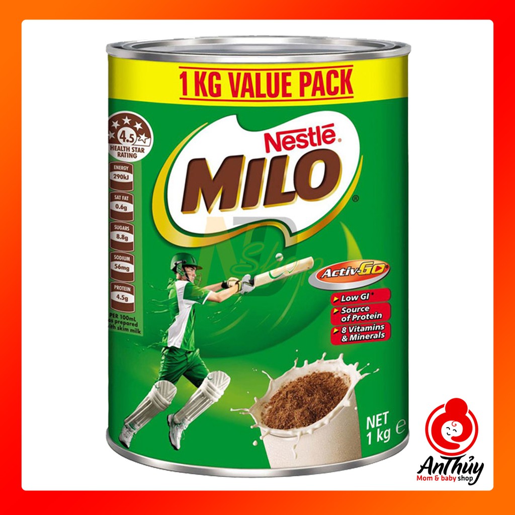 Sữa bột Nestle Milo Úc 1kg