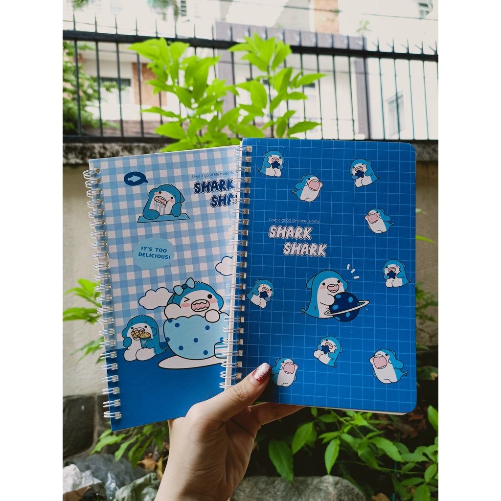 Sổ lò xo A5 nhiều hình cute - shopliam