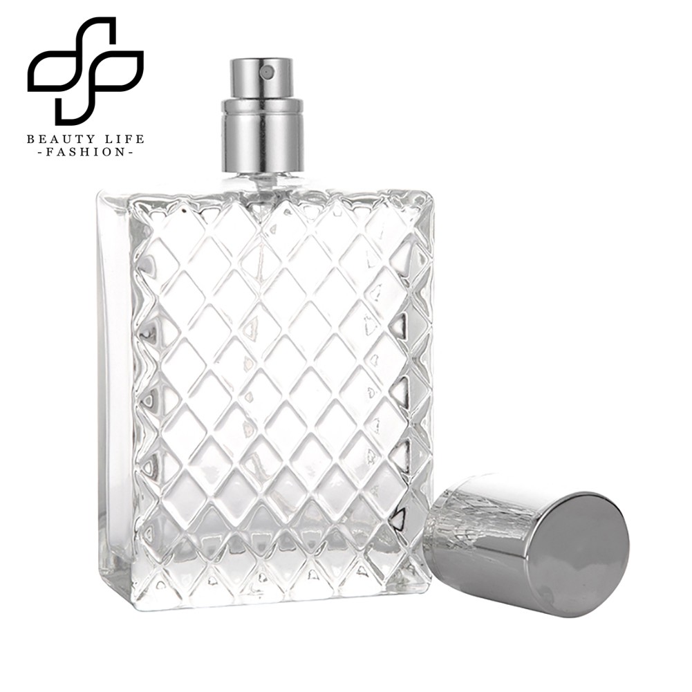 Chai Thủy Tinh Rỗng 100ml Dùng Chiết Nước Hoa Khi Đi Du Lịch