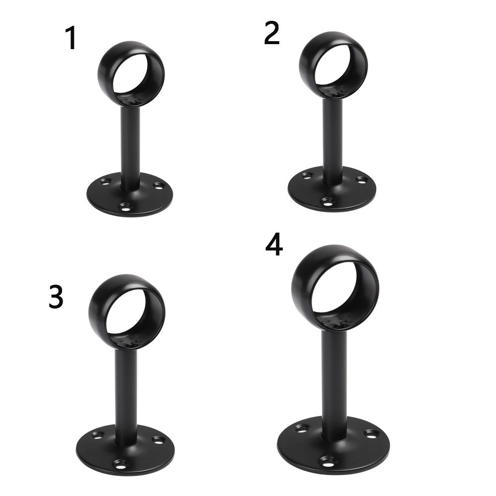LEISURE Bộ 2 Giá Treo Rèm Cửa Gắn Trần Nhà Tắm / Phòng Ngủ Tiện Dụng