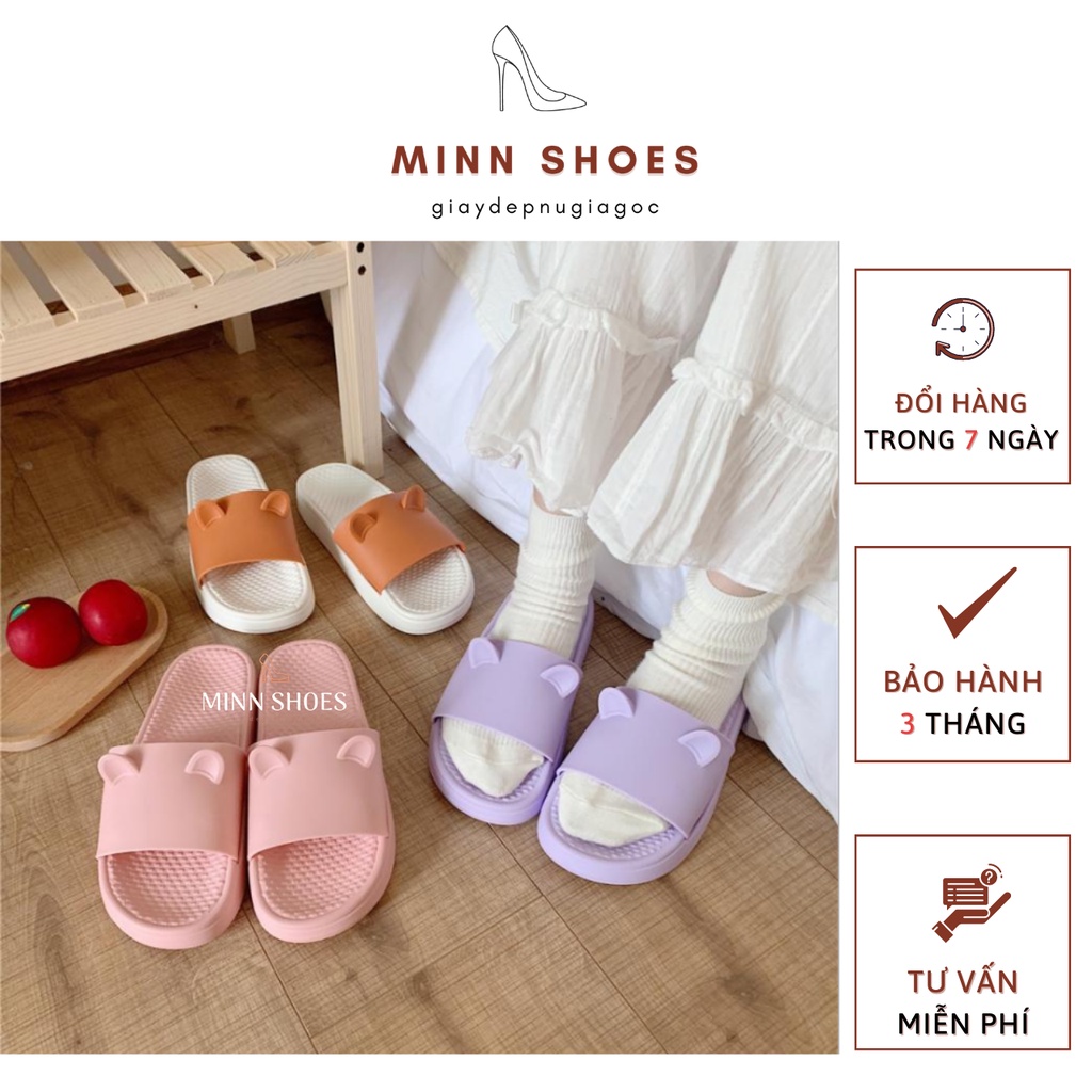 Dép quai sừng unisex tăng chiều cao nam nữ (D6)