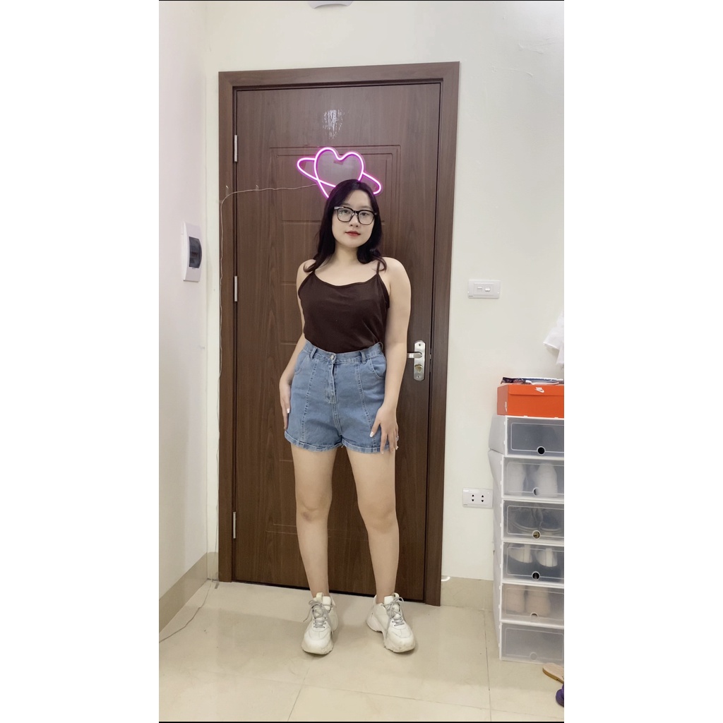 Áo hai dây bigsize nữ váy thiết kế 50-90kg đi tiệc đi chơi cafe dạo phố MIAH AO0001