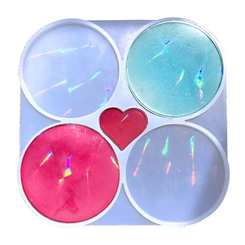 Sa Khuôn Làm Khay Đựng Cà Phê / Rượu Bằng Nhựa Epoxy Độc Đáo Diy