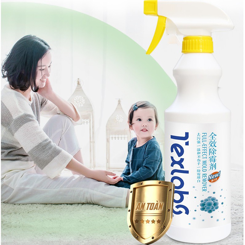 Bình Xịt Tẩy Nấm Mốc Tường Nhà, Phòng Tắm ,Nhà Bếp TEXLABS 500ml