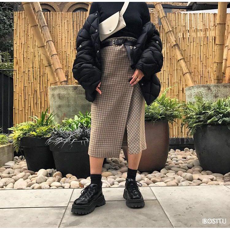 GIÀY BÁNH MÌ NỮ DA BÓNG - GIÀY OXFORD ĐẾ CAO 5CM PHONG CÁCH ULZZANG