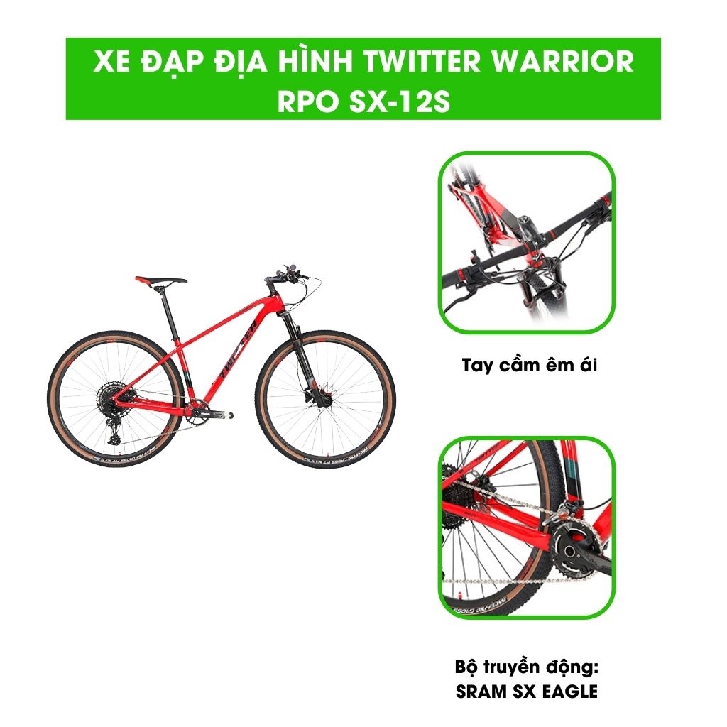 Xe đạp địa hình TWITTER WARRIOR RPO SX-12S