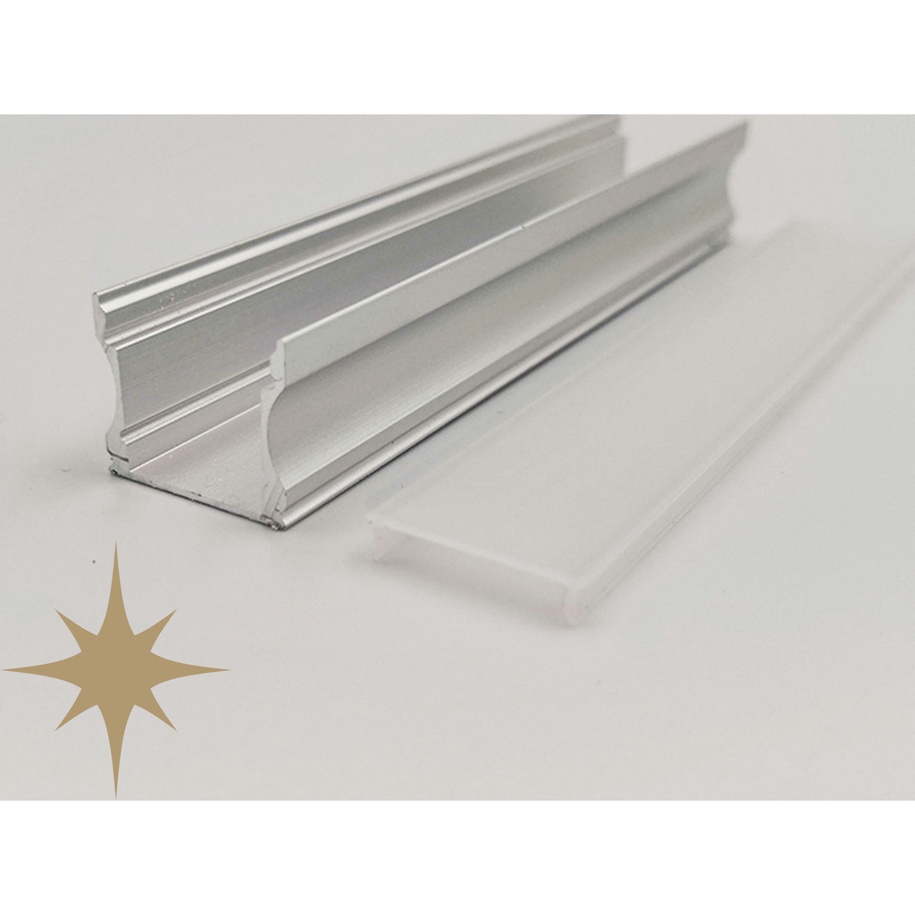 Combo 10m Nhôm U  size 9,5mm x10mm