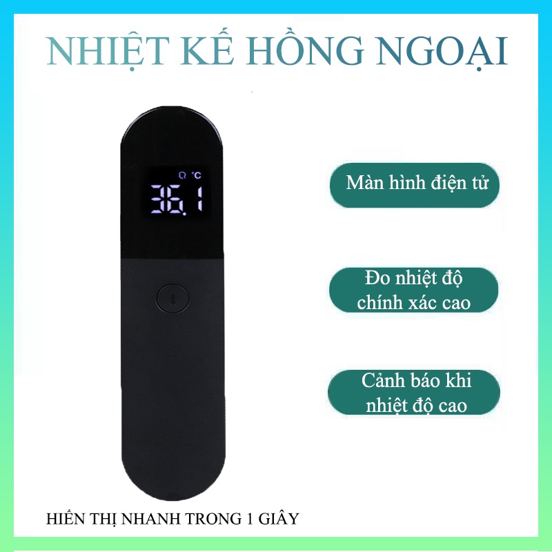 Nhiệt kế hồng ngoại không chạm an toàn, có màn hình LCD  đo thân nhiệt chính xác tiết kiệm thời gian - K1182