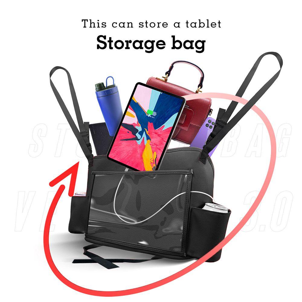 Túi Lưới Đựng Đồ Sức Chứa Lớn Đa Năng Chống Trượt Sắp Xếp Gọn Gàng Cho Ghế Sau Xe Hơi