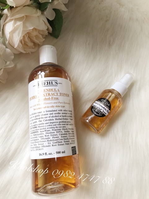 Perfect couple Kiehl's Calendula sữa rửa mặt và nc hh | BigBuy360 - bigbuy360.vn