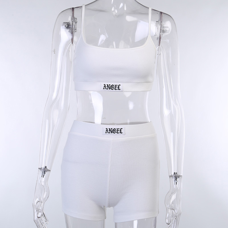 Set Áo Tank Top + Quần Sọt Chất Cotton Phong Cách Thể Thao Năng Động