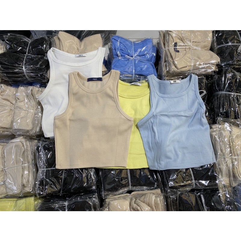 Áo Croptop Ba Lỗ Ôm Body Kiểu Dáng Basic Trơn, Mùa Hè Mát Mẻ, Kèm Ảnh Thật, Video, Chizi Shop
