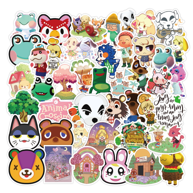 Set 50 Miếng Dán Hình Họa Tiết Graffiti Độc Đáo Tiện Dụng