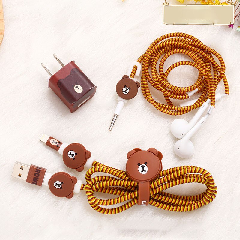 Set Phụ Kiện Bảo Vệ Dây Cáp Sạc Điện Thoại iphone