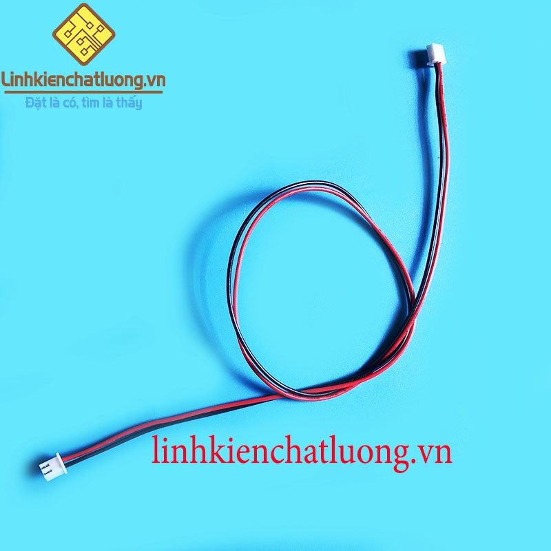 20 Sợi dây bus 2P XH2.54 dây 22AWG 2 đầu cắm dài 50cm