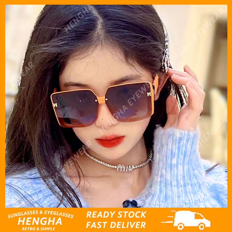 Kính Mát Gọng Lớn Chống Tia UV Thời Trang Dành Cho Nữ