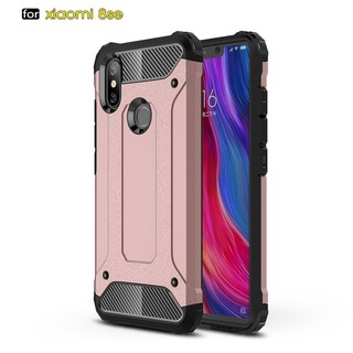 2-layer TPU + PC phone case comprehensive protection for Xiaomi Mi 8 SE