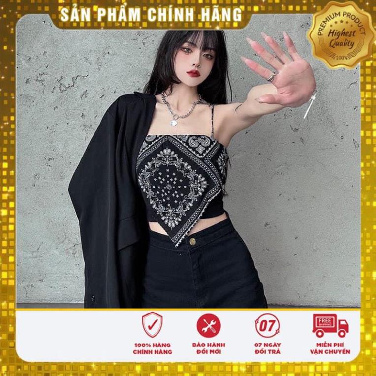(FREE SHIP HOÀN XU) Áo Yếm 2 Dây Họa Tiết - áo 2 dây độc lạ đẹp - Chất bozip co dãn 4c đẹp mịn | BigBuy360 - bigbuy360.vn