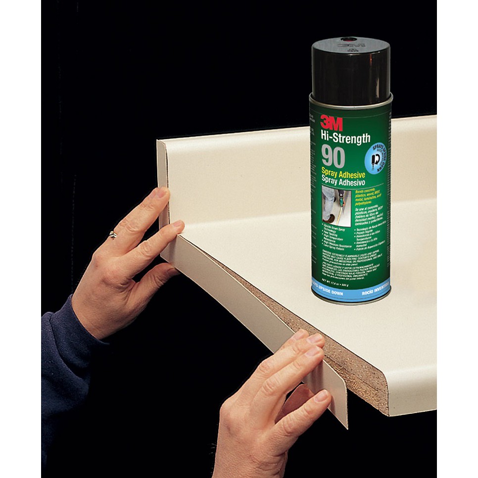 3M Hi Strength 90  dùng để dán ván ép, gỗ, kim loại, xốp, bê tông, các loại nhựa.