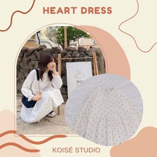 [ HÀNG THIẾT KẾ - KOISÉ STUDIO ] ĐẦM BABYDOLL HOẠ TIẾT TRÁI TIM