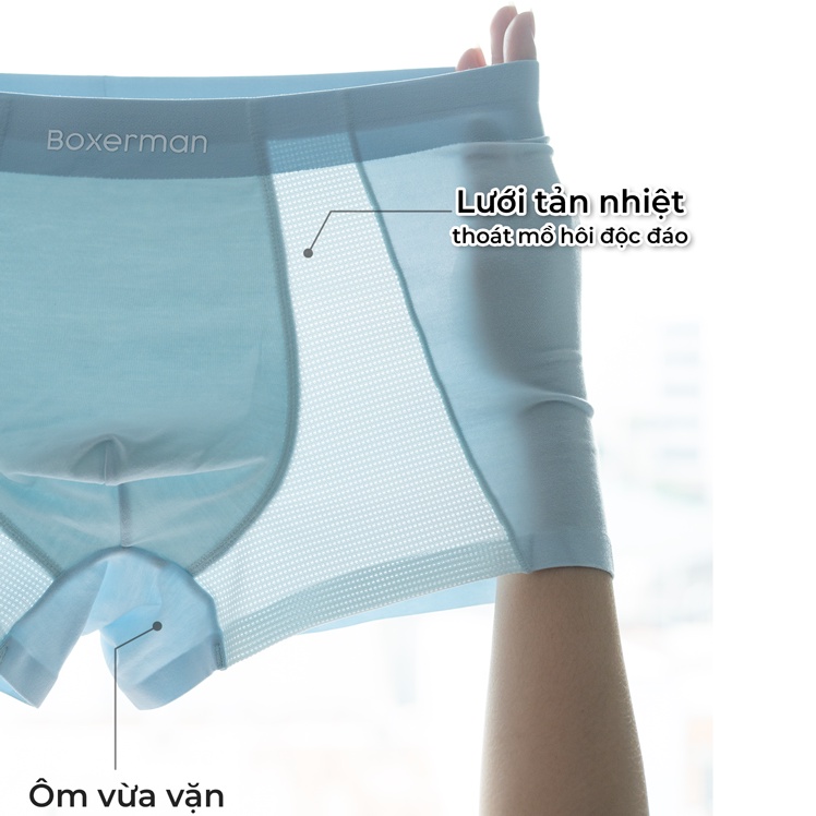 Quần sịp nam PRO MESH combo 3 boxer chính hãng BOXERMAN