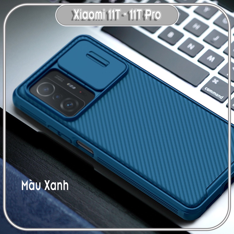 Ốp lưng cho Xiaomi 11T - 11T Pro Nillkin CamShield Pro che camera - HÀNG NHẬP KHẨU