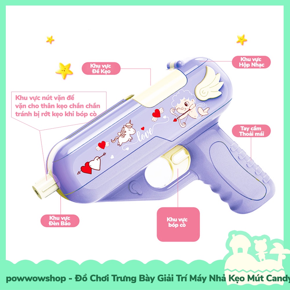 [Sẵn VN - Hỏa Tốc] Đồ Chơi Giải Trí Trưng Bày Máy Nhả Kẹo Mút Cầm Tay Mini Nhỏ Gọn