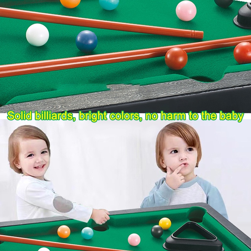 Bộ Bàn Bida Mini Để Bàn Kèm 2 Que Và Bóng Giải Tỏa Căng Thẳng