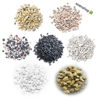 Sỏi nhiều màu trắng, hồng, xám, đen.. trang trí sân vườn rải mặt chậu - Phụ kiện decor trang trí sen đá, xương rồng soen