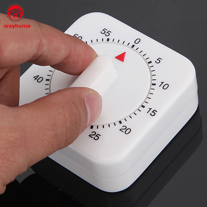 Đồng hồ hẹn giờ nấu ăn 60 phút màu trắng