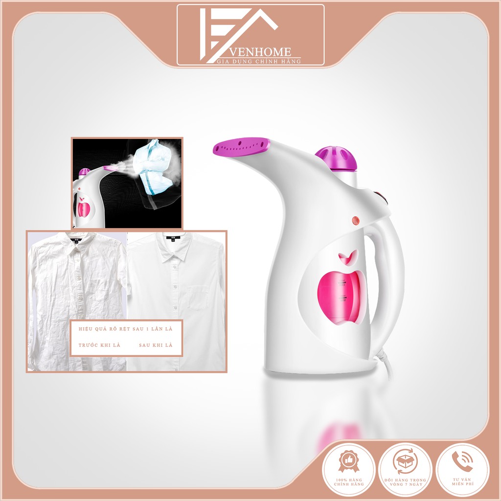 Bàn là hơi nước cầm tay, bàn ủi hơi nước cầm tay, siêu tiện lợi dung tích 200ml