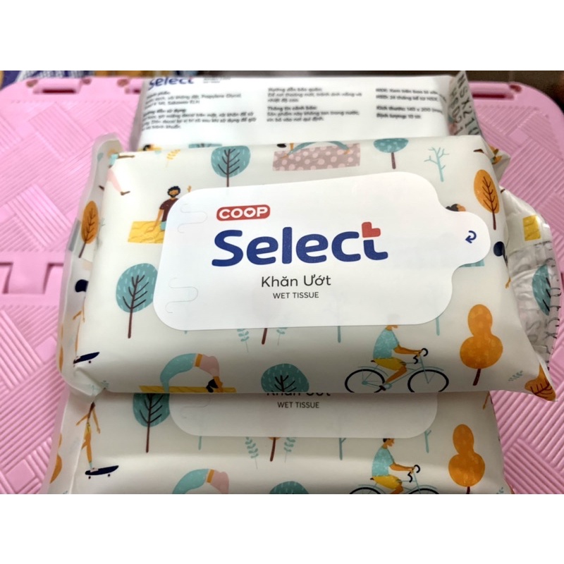 Khăn ướt bỏ túi Select gói 10 tờ
