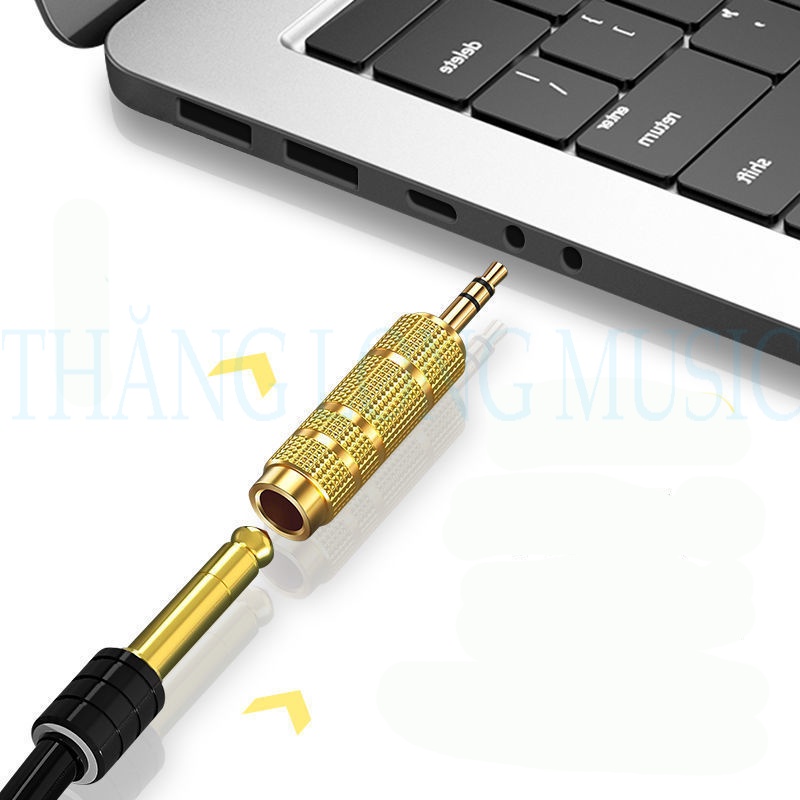 Jack cắm chuyển đổi tai nghe cho đàn Piano và Organ Keyboard,amply,loa,mixer,guitar,organ...
