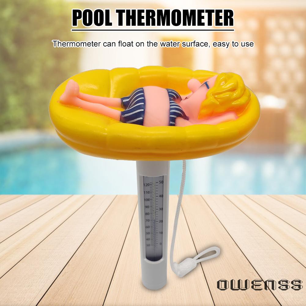 Portrait SPA Water Temperature Meter Swimming Pool Floating Thermometer