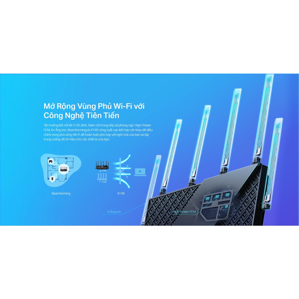 [Hỏa Tốc - HCM] Bộ Phát Wifi6 TP-Link Băng Tần Kép AX5400 Archer AX73 | Hàng Chính Hãng |Bảo Hành 24 Tháng|Ngocvienstore