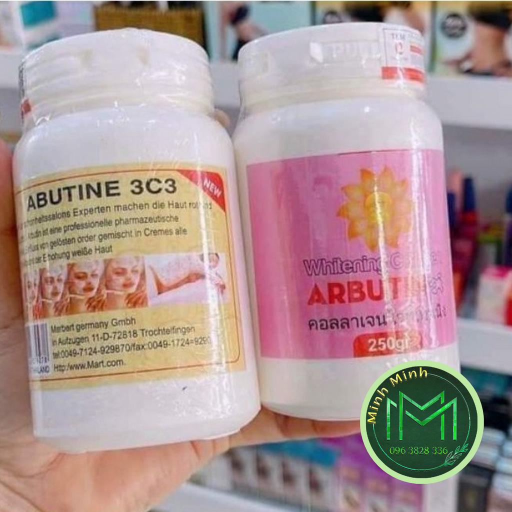 Kem Kích Trắng Arbutin 3c3 Vàng Và Hồng Trộn Chung Body Dưỡng Trắng Da Nhanh Chóng