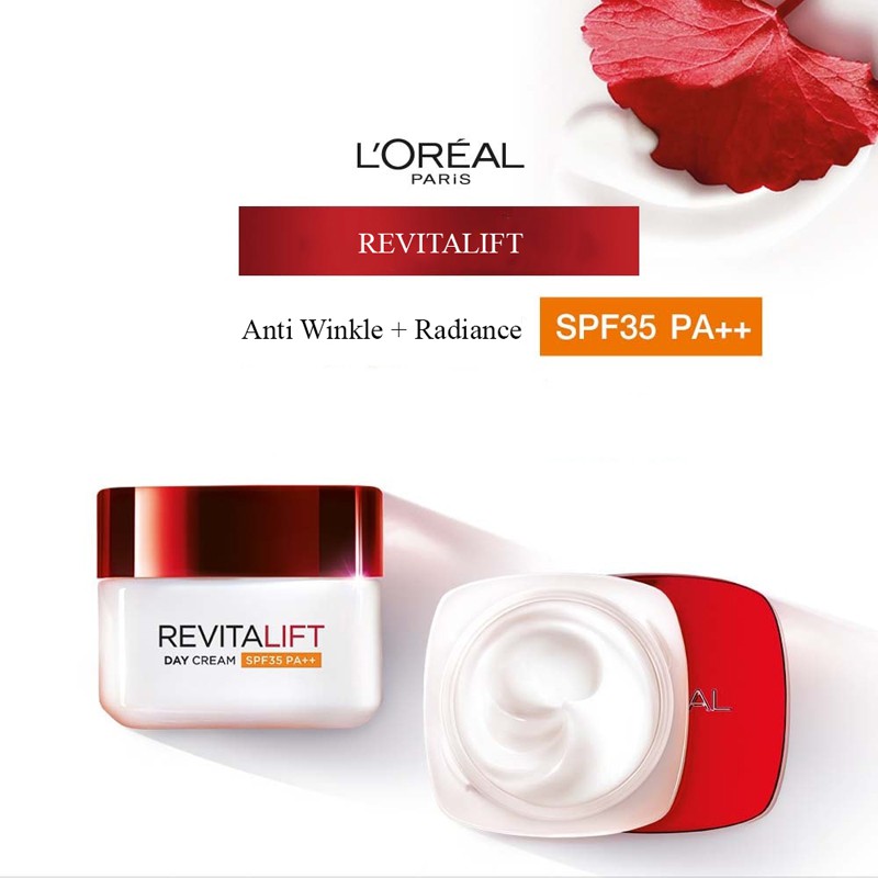 Kem dưỡng da tươi trẻ ban ngày chống lão hóa L'ORÉAL Revitalift Day SPF35 PA++ 20ml (kem ngày)