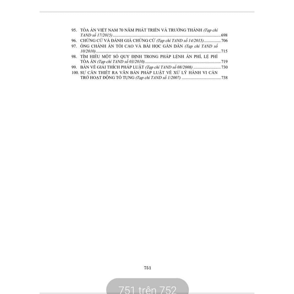Sách - Tuyển tập 100 bài viết đăng trên tạp chí chuyên ngành luật của tác giả Đỗ Văn Chỉnh