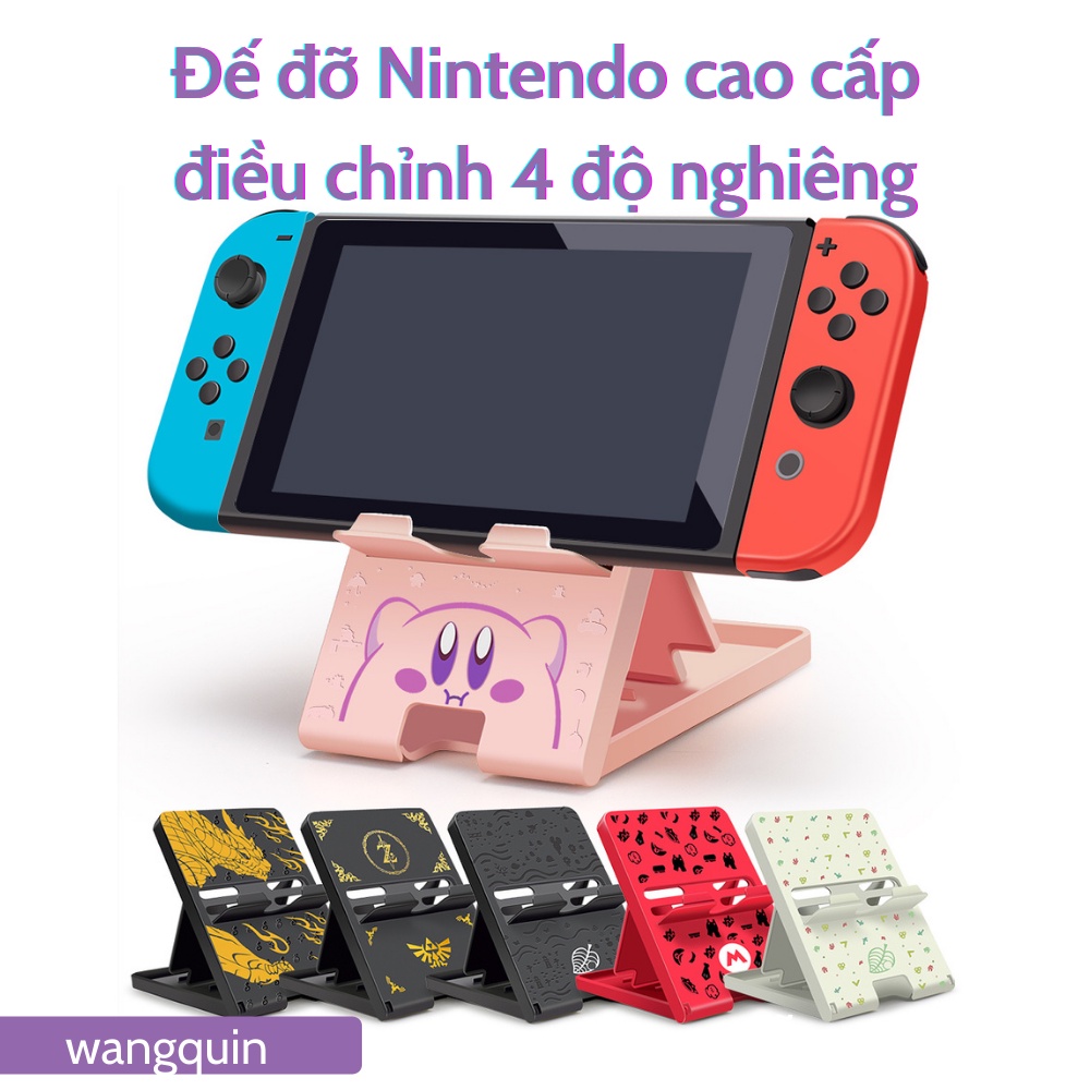 Sẵn VN - W&amp;Q Giá Đỡ Đế Dựng máy chơi game Nintendo Switch/ Nintendo Oled / Lite N-switch có 4 nấc dùng cho iPhone iPad