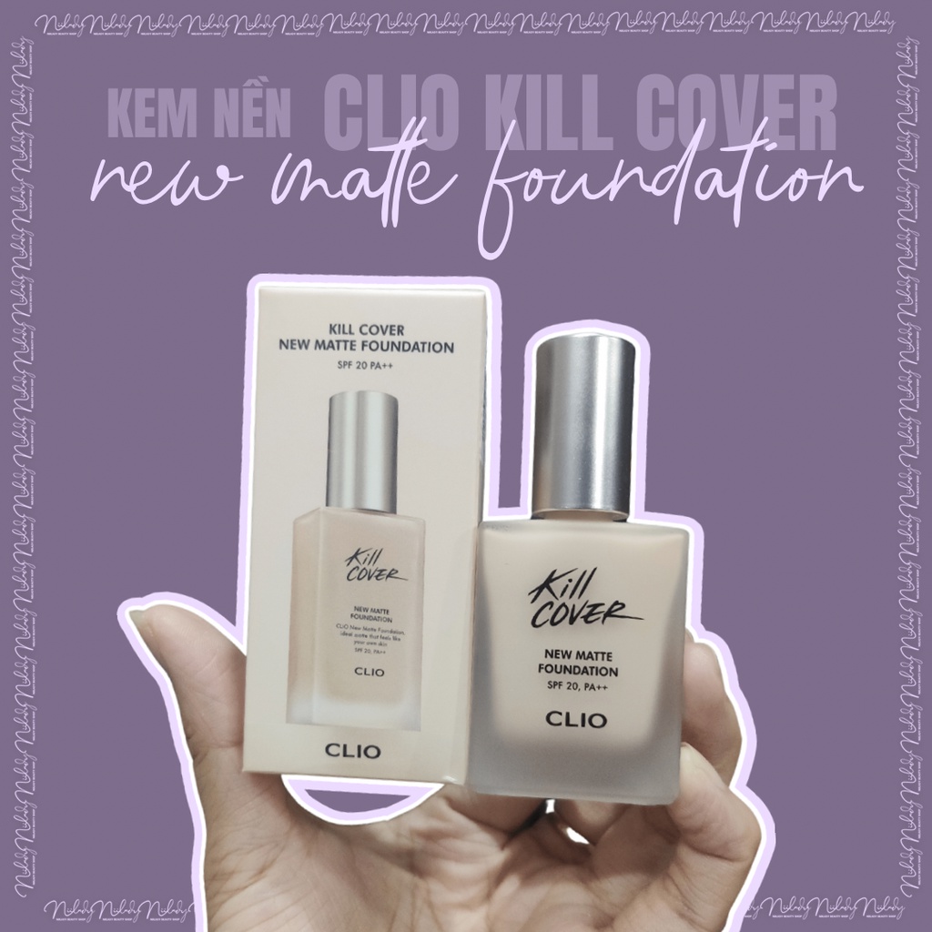 (Mini 15g) Kem nền Clio Kill Cover New Matte Foundation