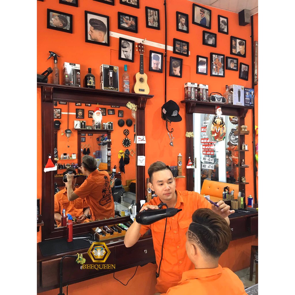 Combo 50-200 Sticker dán gương, tủ, tường Barber Shop, Salon... siêu dính