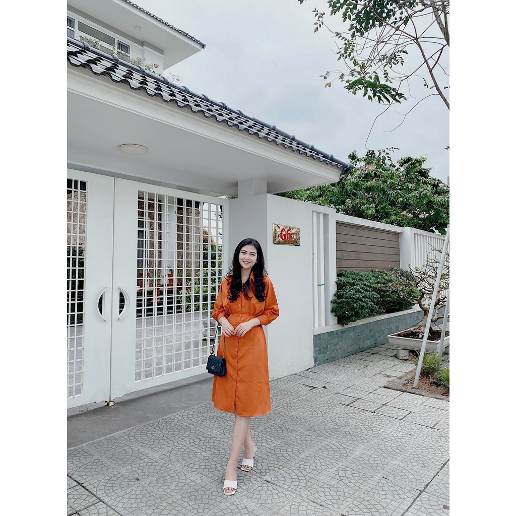 Đầm công sở thiết kế, váy dáng dài mang đi chơi dự tiệc BON05