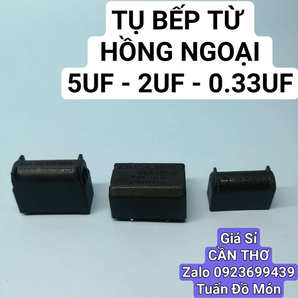 Tụ bếp từ 5uf 2uf 0.33uf hàng chất lượng cao