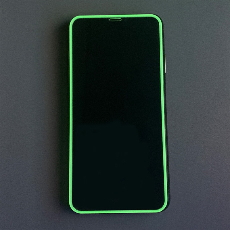 Miếng Dán Cường Lực Dạ Quang Cho iPhone 13 12 11 Pro max xs max xr 7/8 plus
