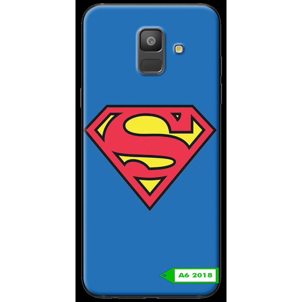 Ốp Lưng A6/ A6 Plus Logo Superman Nền Xanh